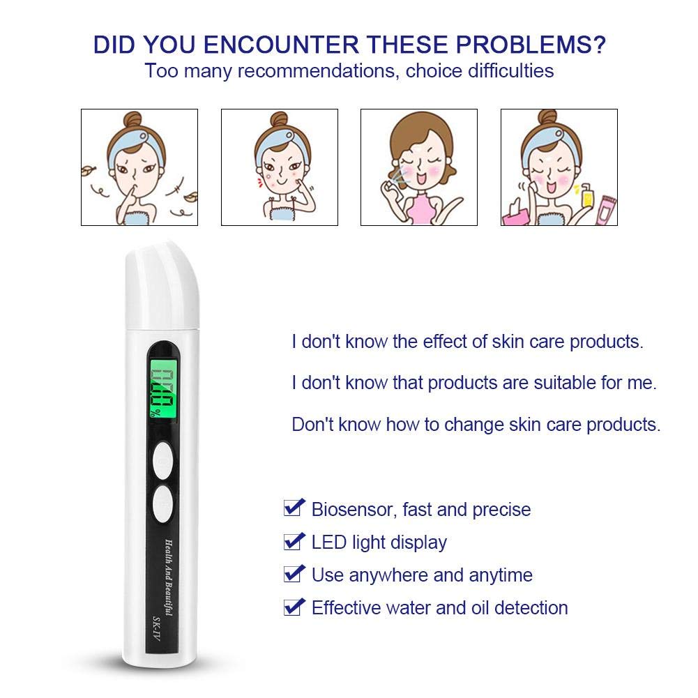 Amazon.com: Digital Monitor For Skin,Skin Tester, Digital LCD Skin